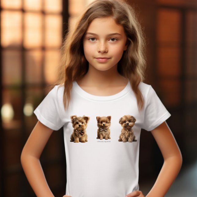 Camiseta "Perros pequeños más curtidos 🐶" (Subido por el creador)
