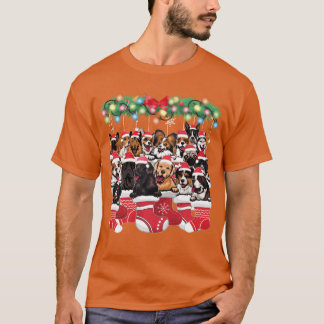 Camiseta Perros pequeños para Navidades Xmas Temporada Perr