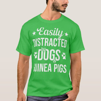 Camiseta Perros Perros De Amante De Los Cerdos De Guinea Y 