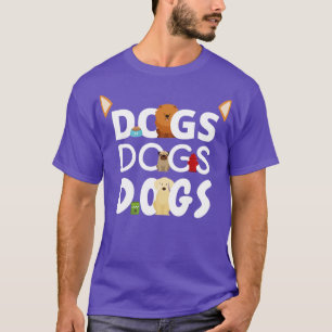 Camiseta Perros Perros Perros Mascota Salto de Cachorro (1)