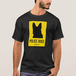 Camiseta "perros policía" 2-Sided