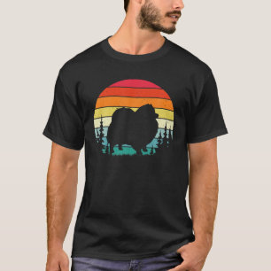 Camiseta Perros Pomeranianos Retro Vintage Amantes del Rega