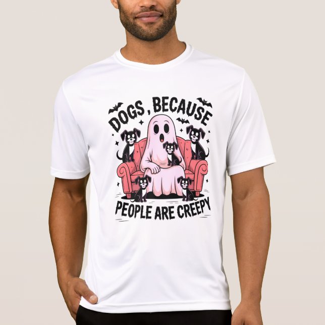 Camiseta Perros Porque La Gente Es Un Perro Fantasma Sombrí (Anverso)