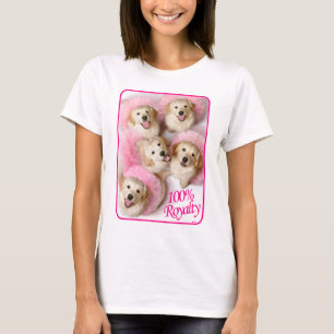 Camiseta Perros princesos en Tiaras