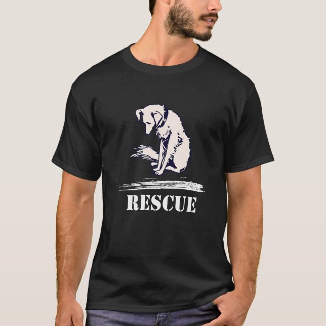 Camiseta Perros Rescatados  Adoptar Un Perro  10 (Anverso)