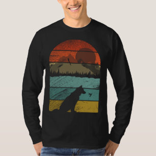 Camiseta Perros retro vintage Husky siberiano y animal lind