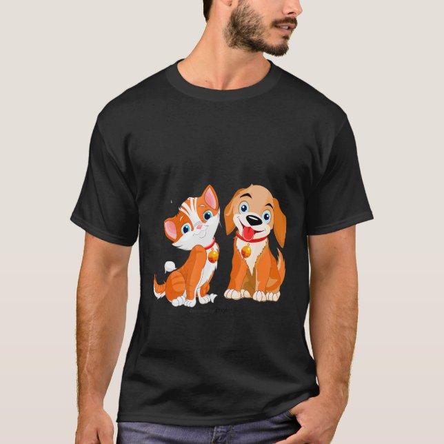 Camiseta Perros rojos mascotas (Anverso)