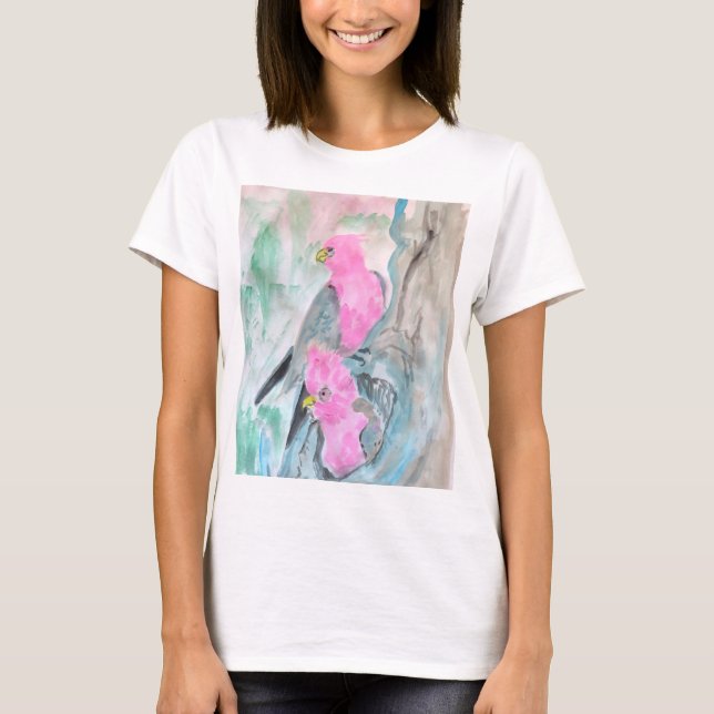 Camiseta Perros rosados (Anverso)
