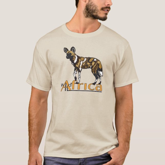 Camiseta Perros salvajes africanos (Anverso)