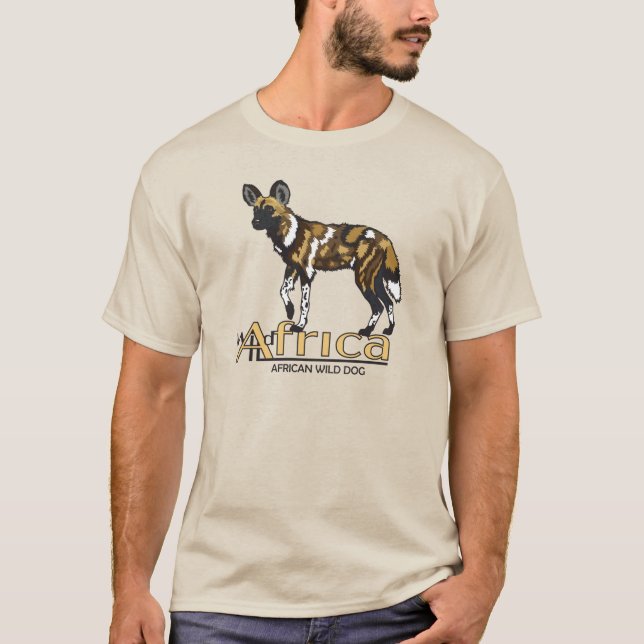 Camiseta Perros salvajes africanos (Anverso)