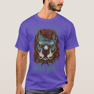 Camiseta Perros salvajes Amante del arte del amante del per