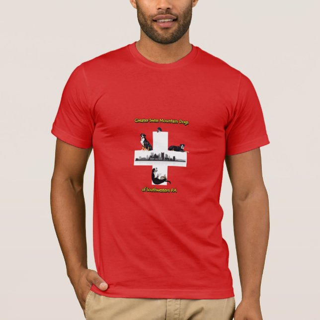 Camiseta Perros suizos mayores de montaña de la zona suroes (Anverso)