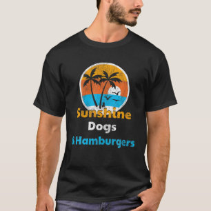 Camiseta Perros Sunshine Y Hamburguesas