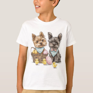 Camiseta Perros Terrier de Easter Yorkshire