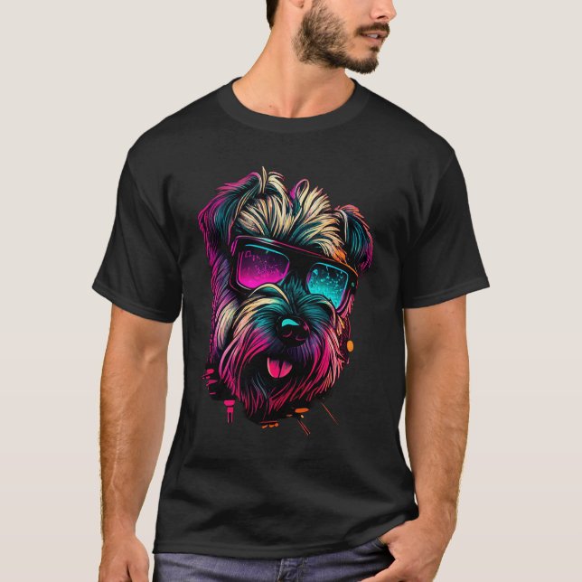 Camiseta Perros Terrier de llanta blanda recubierta 2 (Anverso)