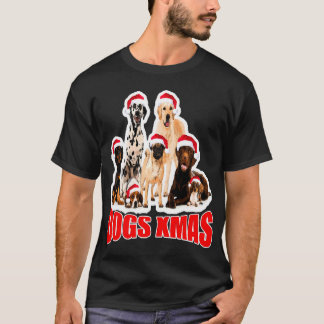 Camiseta Perros X Mas Perros Navidades Perros