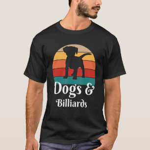 Camiseta Perros y billares