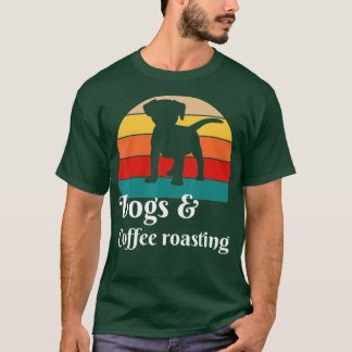 Camiseta Perros y café tostado
