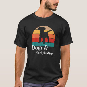 Camiseta Perros y escalador de roca Premium