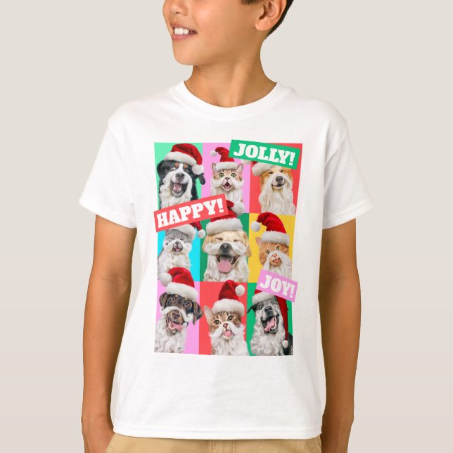 Camiseta Perros y Gatos con Barba de Santa (Anverso)