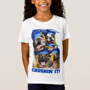 Camiseta Perros y gatos graduados en cabina de fotos
