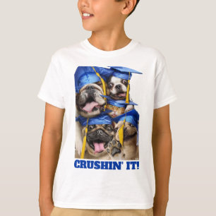 Camiseta Perros y gatos graduados en cabina de fotos