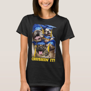 Camiseta Perros y gatos graduados en cabina de fotos