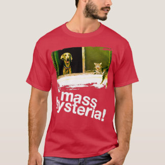 Camiseta Perros y gatos que viven juntos