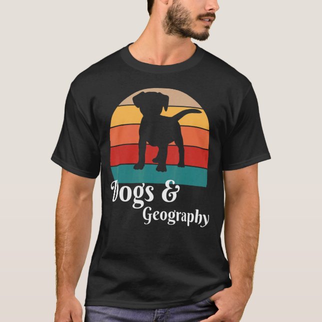 Camiseta Perros y geografía (Anverso)