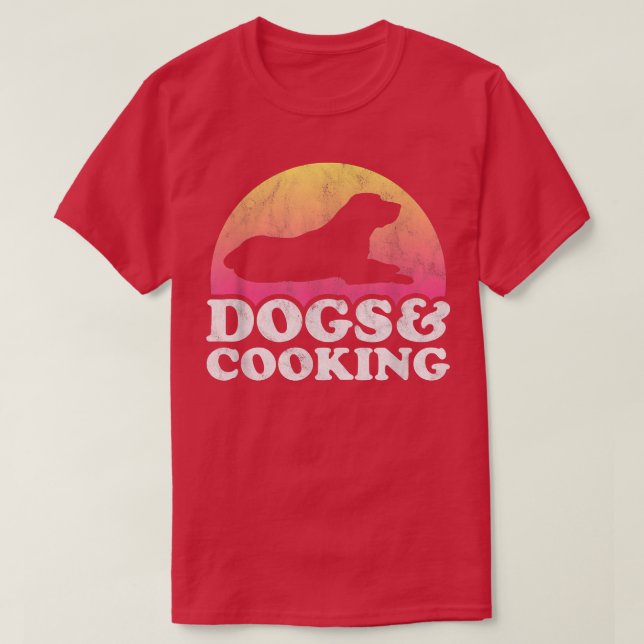 Camiseta Perros y hombres que cocinan o mujeres perros (Diseño del anverso)