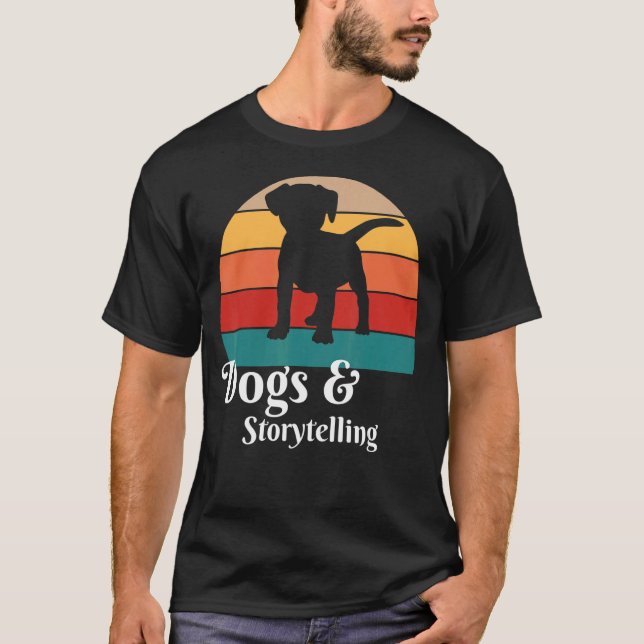 Camiseta Perros y narrador de historias (Anverso)