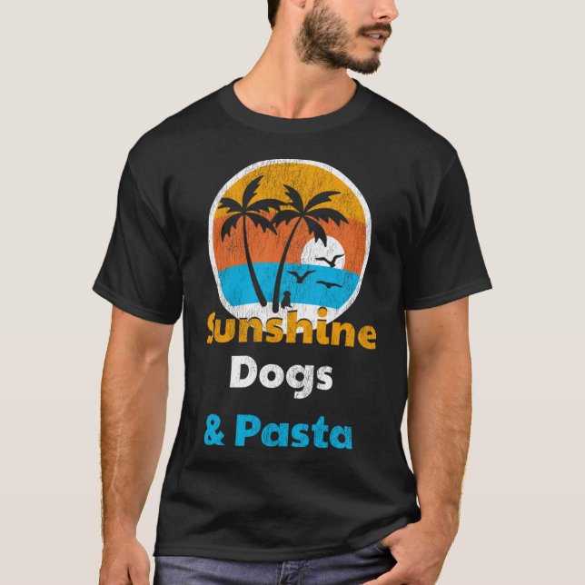 Camiseta Perros Y Pasta Sunshine (Anverso)