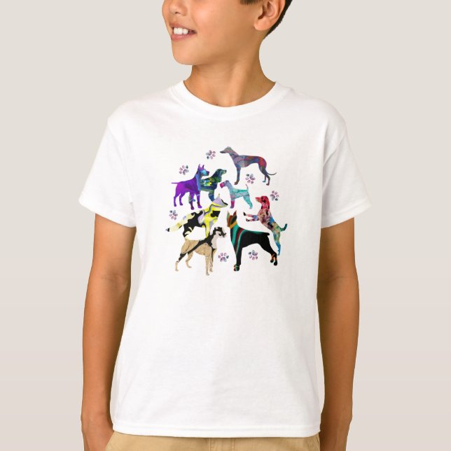 Camiseta Perros y patas (Anverso)