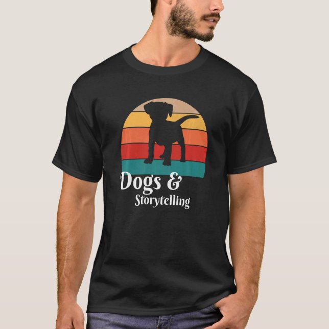 Camiseta Perros y Storiteller Premium (Anverso)