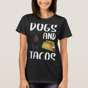 Camiseta Perros Y Tacos Comida Escocesa Terrier Mexicana