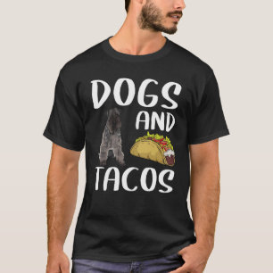 Camiseta Perros Y Tacos Kerry Blue Terrier Comida Mexicana