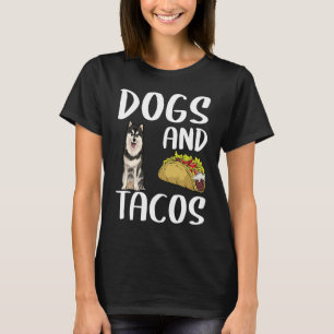 Camiseta Perros Y Tacos Lapphund Finlandés Comida Mexicana