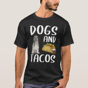 Camiseta Perros Y Tacos Pastor de los Pirineos Comida Mexic
