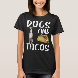 Camiseta Perros Y Tacos Whippet Comida Mexicana