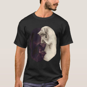 Camiseta perros yin-yang T-