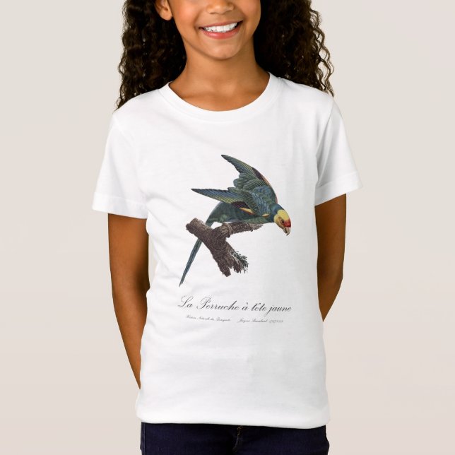 Camiseta Perruche a Tete Jaune / Parakeet Carolina (Anverso)