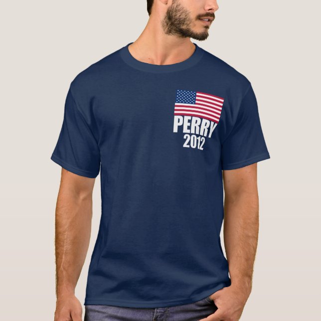 Camiseta Perry 2012 - Frente y parte posterior (Anverso)