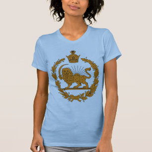 Camiseta persa del escudo de armas