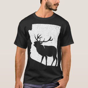 Camiseta Persecución de Elk de Arizona Cazador Bull Elk AZ