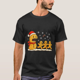 Camiseta Persecución de Monstruo de Pan de Jengibre Galleta