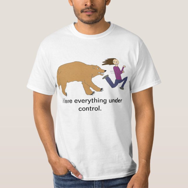Camiseta Perseguido por un oso (Anverso)