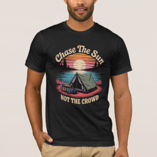 Camiseta Perseguir La Aventura De Sun Camping Shirt