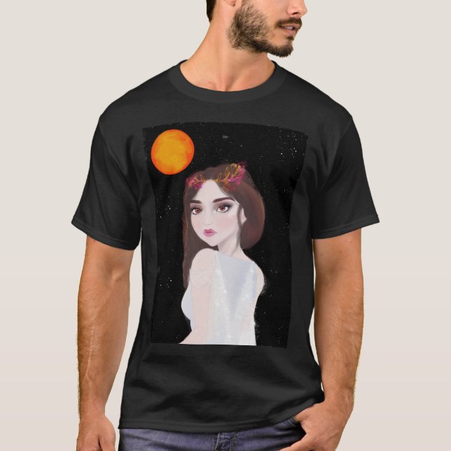 Camiseta Persephone Diosa Griega Reina Del Submundo (Anverso)