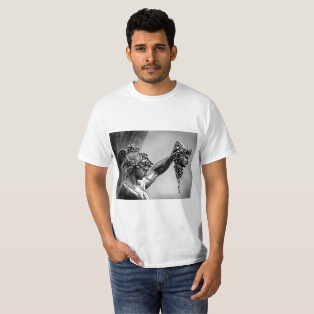 Camiseta Perseus con el jefe de la medusa (Anverso completo)