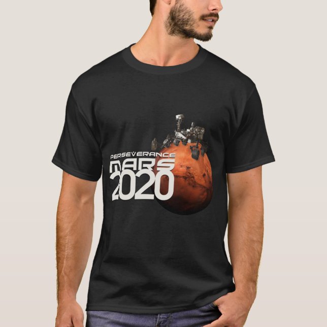 Camiseta Perseverance Rover Mars 2020 NASA T-shirt design (Anverso)